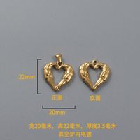 1 Piece Stainless Steel Heart Shape sku image 15
