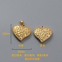 1 Piece Stainless Steel Heart Shape sku image 16