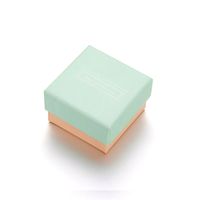 Simple Style Solid Color Paper Printing Jewelry Boxes sku image 1