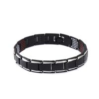 Fashion Geometric Metal Plating Inlay Magnet Unisex Bracelets 1 Piece sku image 8