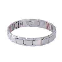 Fashion Geometric Metal Plating Inlay Magnet Unisex Bracelets 1 Piece sku image 4