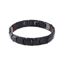 Fashion Geometric Metal Plating Inlay Magnet Unisex Bracelets 1 Piece sku image 1