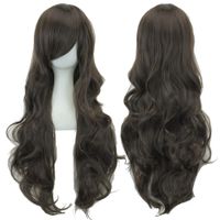 Fashion Cosplay Solid Color Long Curly Wig sku image 32