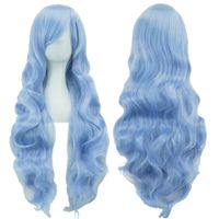Fashion Cosplay Solid Color Long Curly Wig sku image 35