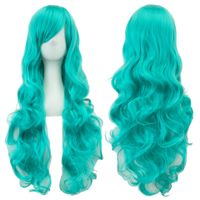 Fashion Cosplay Solid Color Long Curly Wig sku image 34
