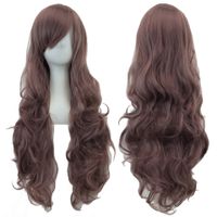 Fashion Cosplay Solid Color Long Curly Wig sku image 36