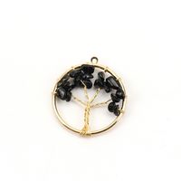 Simple Style Lucky Tree Natural Stone Agate Wholesale Pendants sku image 47
