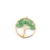 Simple Style Lucky Tree Natural Stone Agate Wholesale Pendants sku image 57