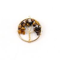Simple Style Lucky Tree Natural Stone Agate Wholesale Pendants sku image 59