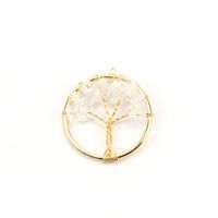 Simple Style Lucky Tree Natural Stone Agate Wholesale Pendants sku image 61
