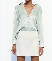 Women's Blouse Long Sleeve Blouses Pocket Simple Style Solid Color main image 1