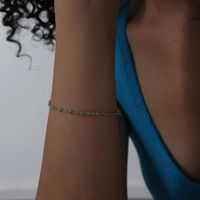 Titan Stahl 18 Karat Vergoldet Vintage-Stil Strand Emaille Die Kette Armbänder Halskette sku image 2