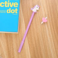 1 Piece Unicorn Class Learning Plastic Cute Gel Pen sku image 2