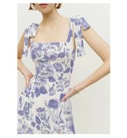 Women's Strap Dress Streetwear Square Neck Sleeveless Flower Maxi Long Dress Holiday Daily main image 3