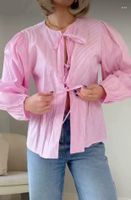 Women's Blouse Long Sleeve Blouses Simple Style Solid Color main image 1