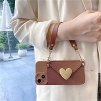 Heart Shape Cute Simple Style Phone Cases Wallet Phone Accessories main image 3
