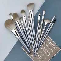 Simple Style Artificial Fiber Plastic Handle Makeup Brushes 1 Set sku image 8