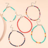 Bohemian Personality Creative Fashion Retro Ethnic Style Anklet Miyuki Beads 5-piece Anklet sku image 3