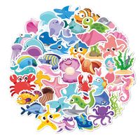 Children's Stickers Wholesale More Than 50 Small Size Stickers Cute Cartoon Graffiti Water Cup Luggage Waterproof Stickers sku image 6