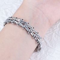 304 Stainless Steel Simple Style Classic Style Solid Color Bracelets main image 2