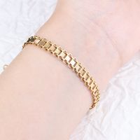 304 Stainless Steel Simple Style Classic Style Solid Color Bracelets main image 1