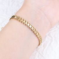 304 Stainless Steel Simple Style Classic Style Solid Color Bracelets main image 2
