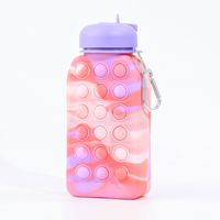 Süß Mehrfarbig Streifen Kieselgel Wasserflaschen 1 Stück sku image 5