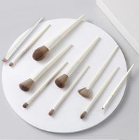 Lady Simple Style Artificial Fiber Plastic Handgrip Makeup Brushes 1 Set sku image 17