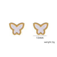 Butterfly Inlay Shell Gold Plated sku image 5
