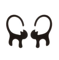 1 Pair Cute Animal Titanium Steel Plating Ear Studs sku image 24