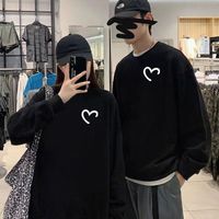 Unisex Hoodie Long Sleeve Unisex Hoodies Printing Casual Heart Shape main image 1