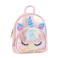 Unicorn School Daily Shopping Kids Backpack sku image 5