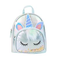 Unicorn School Daily Shopping Kids Backpack sku image 3