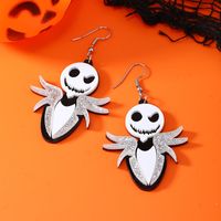 1 Pair Exaggerated Funny Halloween Pattern Arylic Drop Earrings sku image 2