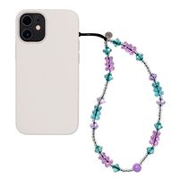 Sweet Bear Arylic Artificial Crystal Glass Beaded Mobile Phone Chain sku image 1