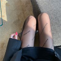 Women's Sexy Letter Tights A Pair main image 7