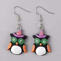 1 Pair Cartoon Style Skull Arylic Drop Earrings sku image 17