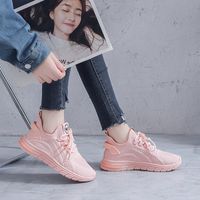 Women's Sports Solid Color Round Toe Sneakers main image 2