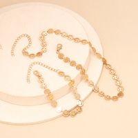 Geometric Sequins Smiley Face Necklace Bracelet Wholesale Nihaojewelry main image 4