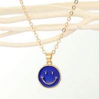 Nihaojewelry Cute Smiley Alloy Multicolor Necklace Wholesale Jewelry sku image 1
