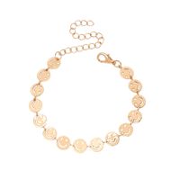 Geometric Sequins Smiley Face Necklace Bracelet Wholesale Nihaojewelry sku image 1