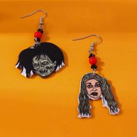 1 Pair Funny Halloween Pattern Zinc Alloy Drop Earrings sku image 7
