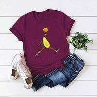 Mujeres Manga Corta Camisetas Impresión Casual Moda Fruta sku image 23