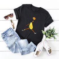 Women's Short Sleeve T-shirts Printing Casual Fashion Fruit sku image 4