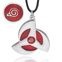 Commerce Extérieur Populaire Style Fléchettes Métalliques Pendentif Collier Anime Film Naruto Sharingan Collier Pendentif Accessoires main image 6