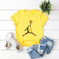 Mujeres Manga Corta Camisetas Impresión Casual Moda Fruta sku image 7