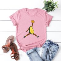 Women's Short Sleeve T-shirts Printing Casual Fashion Fruit sku image 13