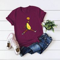Women's Short Sleeve T-shirts Printing Casual Fashion Fruit sku image 24