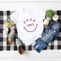 Smiley Cotton Short-sleeved T-shirt main image 2