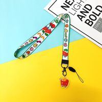 Mobile Phone Lanyard Cute Fruit Widened Hanging Neck Pendant   Universal Lanyard Wholesale sku image 23